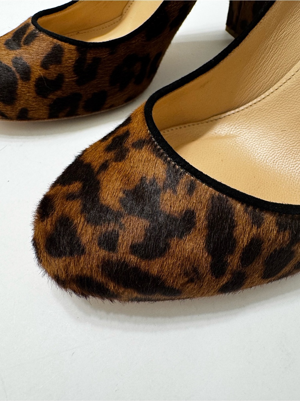 J. Crew Collection Etta Leopard Calf Hair Pump Sz 9.5 - Picture 7 of 11